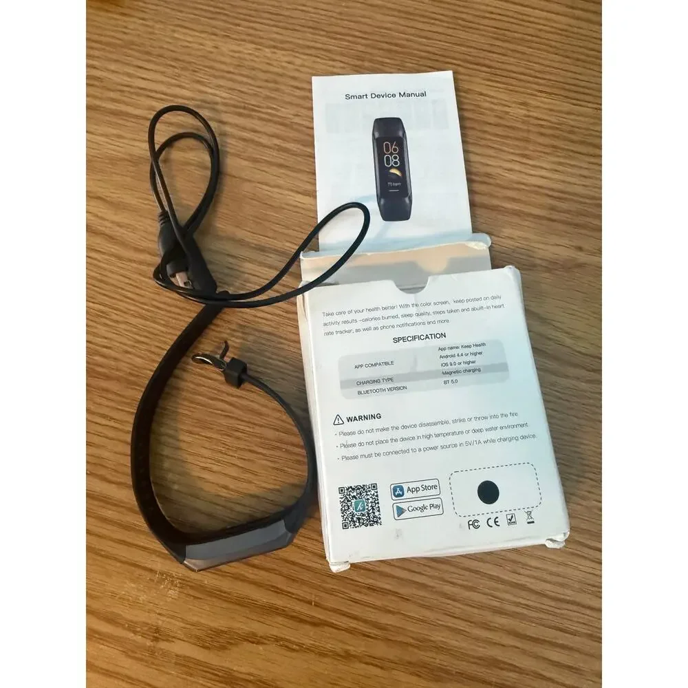 ZKSSGY Fitness Tracker Heart Rate SpO2 Sleep 20+ Sports Modes Black Tested